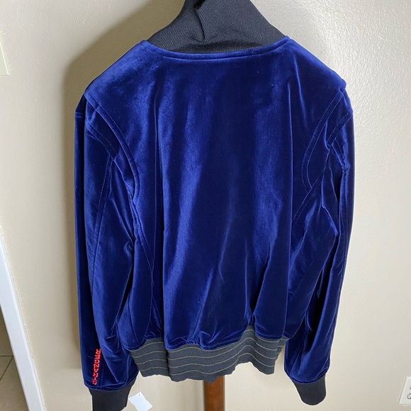 Haider Ackermann Blue Aviator Men’s Jacket Size small - Picture 2 of 9
